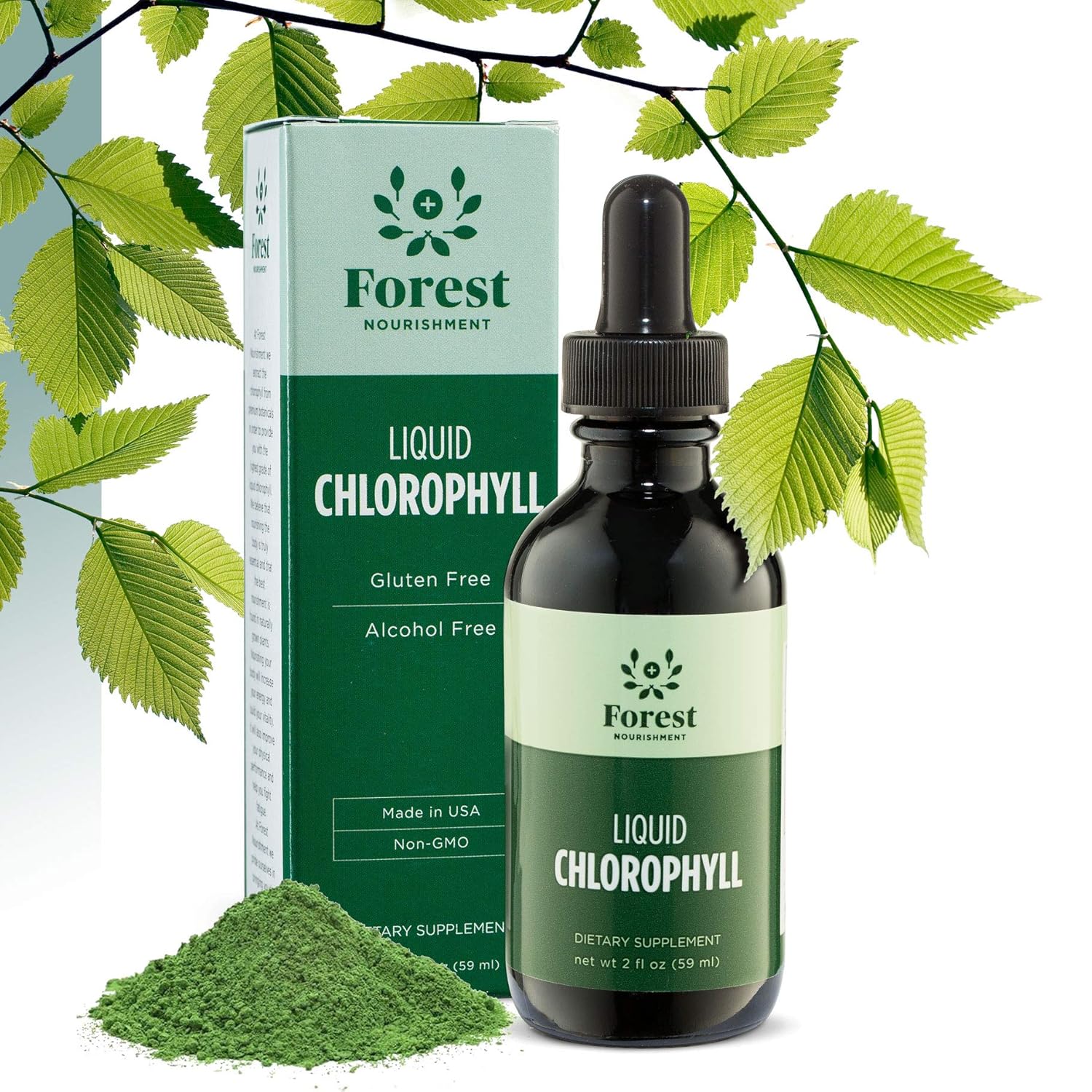 Liquid Chlorophyll Drops-Dietary Supplement| 2 Fl Oz| All ... Liquid Chlorophyll Drops-Dietary Supplement| 2 Fl Oz| All ...