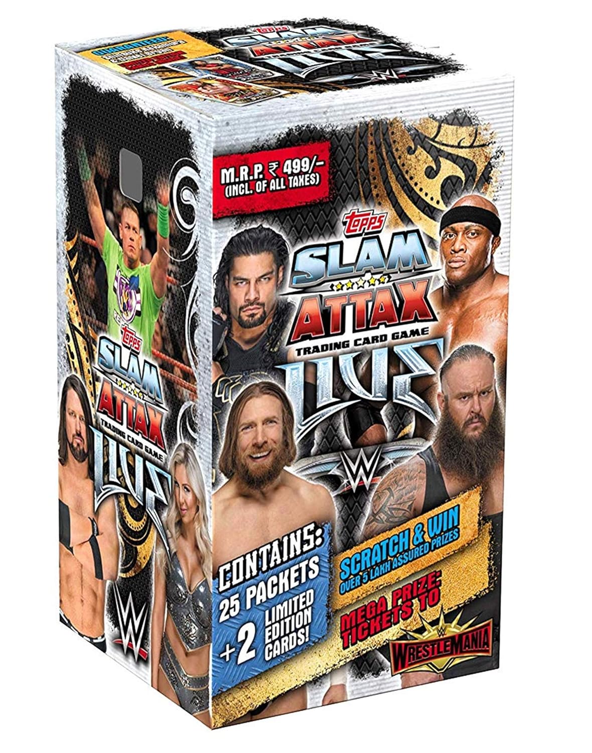 Topps WWE Slam Attax Live 201819 (Smart Pack) Amazon.in Toys & Games