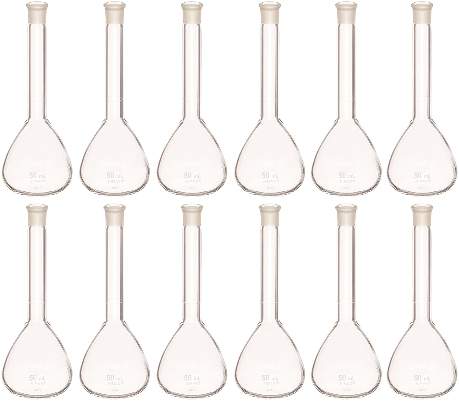 50 ml TC Kimble Chase KIMAX 2801450 Borosilicate Glass Class A