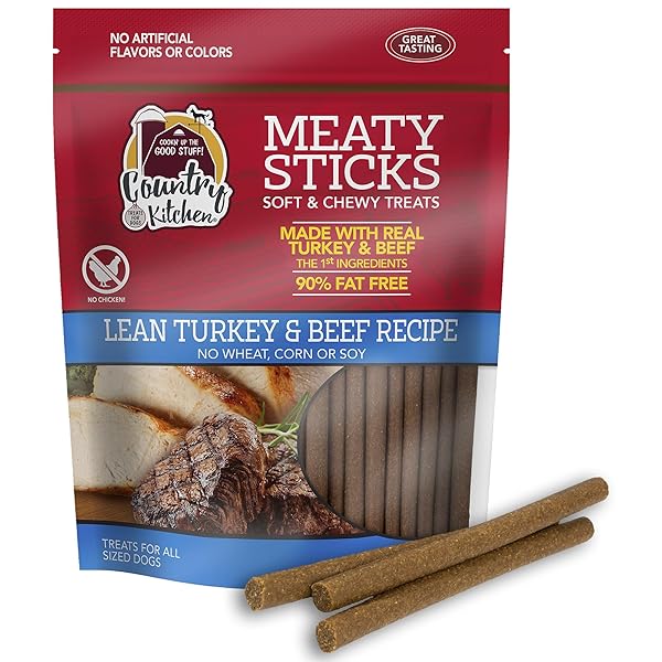 COUNTRY KITCHEN BEEF & TURKEY MEATY STICKS SOFT...