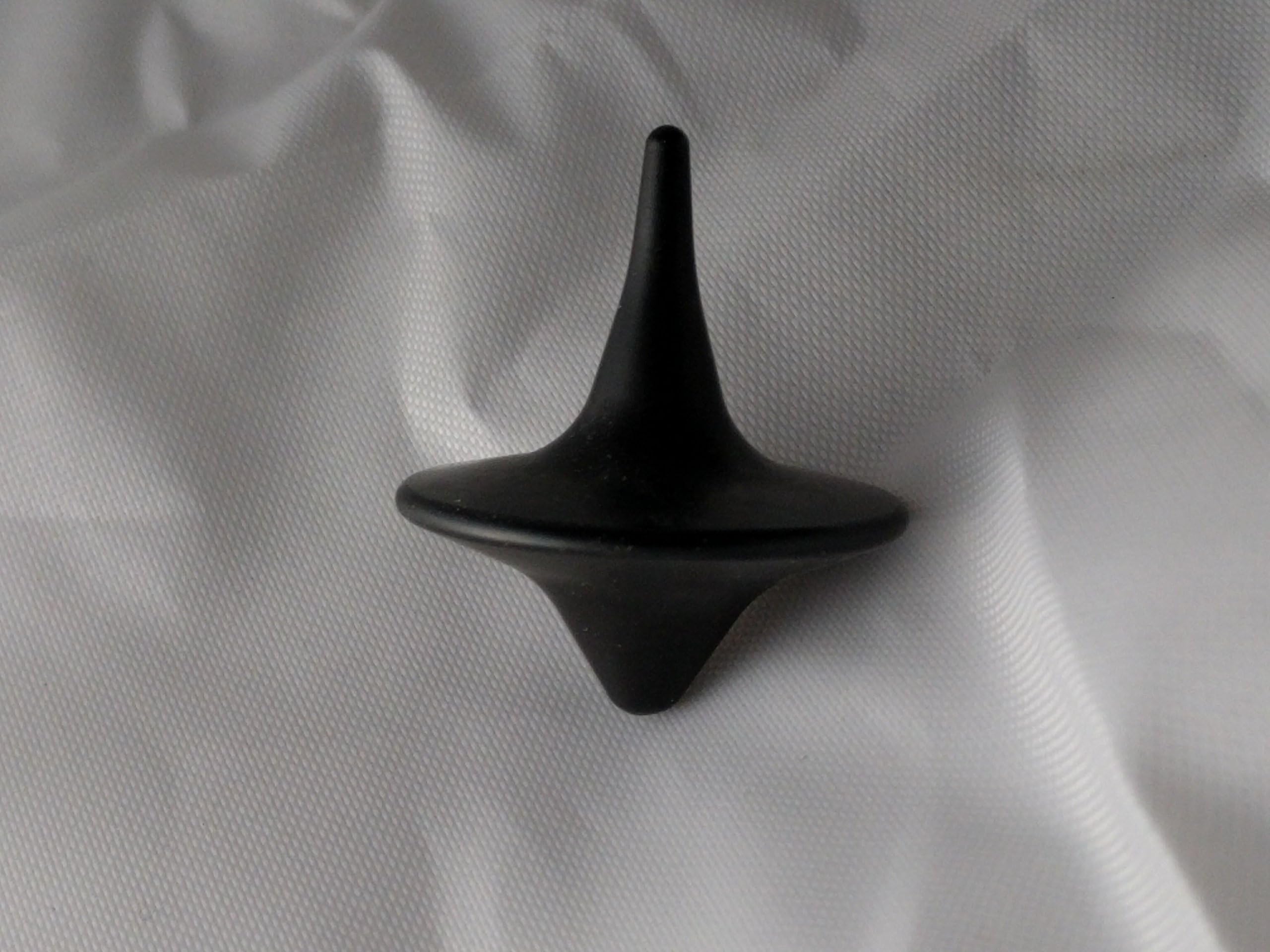 ShadowSpin Dark Precision Machined Spinning Top 303 Stainless Steel