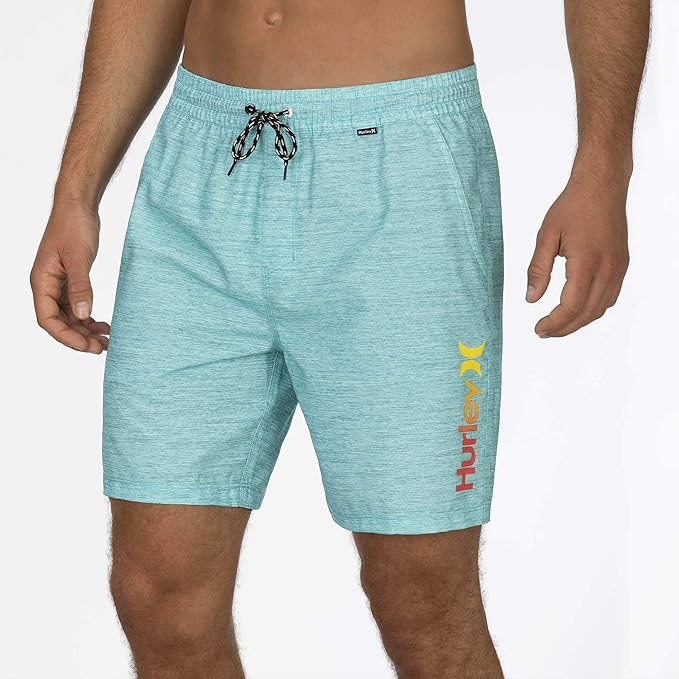 Hurley Men's One & Only Gradient 18" Inch Elastic Waist Swim Short