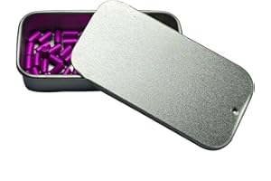 Nayoto 30pcs Flint 5A Soft Flint: tin Box Storage, high Ignition Rate, Suitable for Most Kerosene lighters Such as Zippo, Dupont, etc.