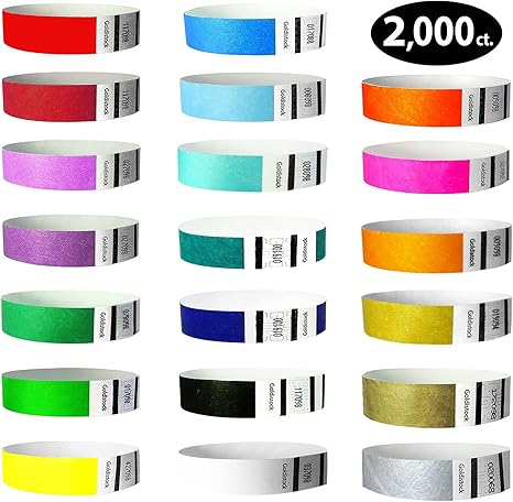wristbands tyvek