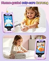 UCIDCI Kids Smart Phone for Girls 3-7 Dual Camera 4.0 Inch IPS Learning Games view 5