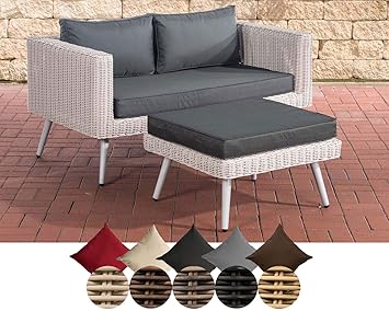 Clp Fauteuil De Jardin En Résine Tressée Molde 5mm Blanc I