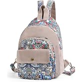 Small Travel Backpack for Women, Boho Crossbody Bag, Lightweight Sling Bag | Hand-drawn print, wear it three ways, quick access front pocket, for travel, commute and everyday, fits a 10.2-inch tablet