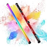 GVM RGB Tube Light Wand with 660 Lamp Beads, 48" Photography Lighting - 2700-10000K Light Bar with 12 Scene Effects, DMX/APP Bluetooth Mesh Networking