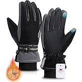 rivmount 3M Winter Gloves Women Men, Thermal Ski Gloves with Warm, Waterproof, Touchscreen for Cold Weather Running, Skiing