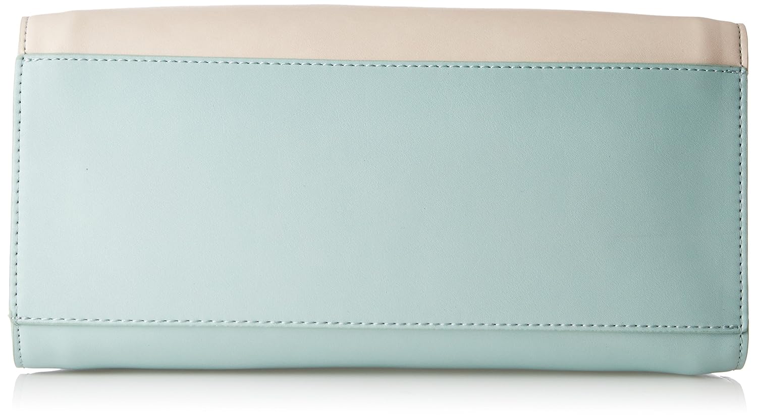 caprese norma women's satchel (peach, off-white and blue) ()