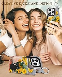 Lotadilo for iPhone 15 Pro Wallet Case with Card