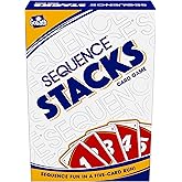 Goliath Sequence Stacks Card Game - Sequence Fun in a Five-Card Run, White