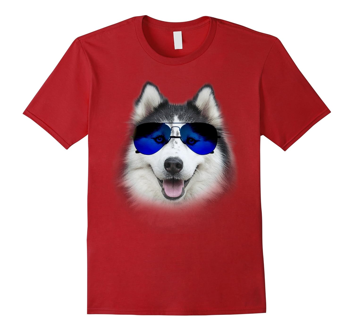 Husky Shirt Funny Cute Husky Dog Wearing Sunglasses T-Shirt-ANZ