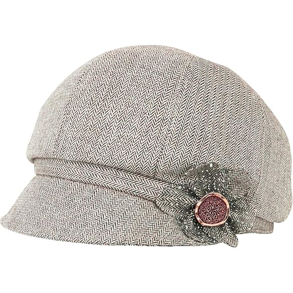 Amazon.com: 2 Pcs Womens Newsboy Cap Women Retro Classic  display picture 3