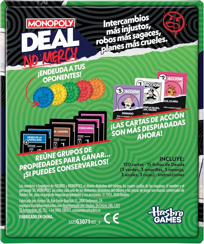 MONOPOLY Deal NO Mercy - ES
