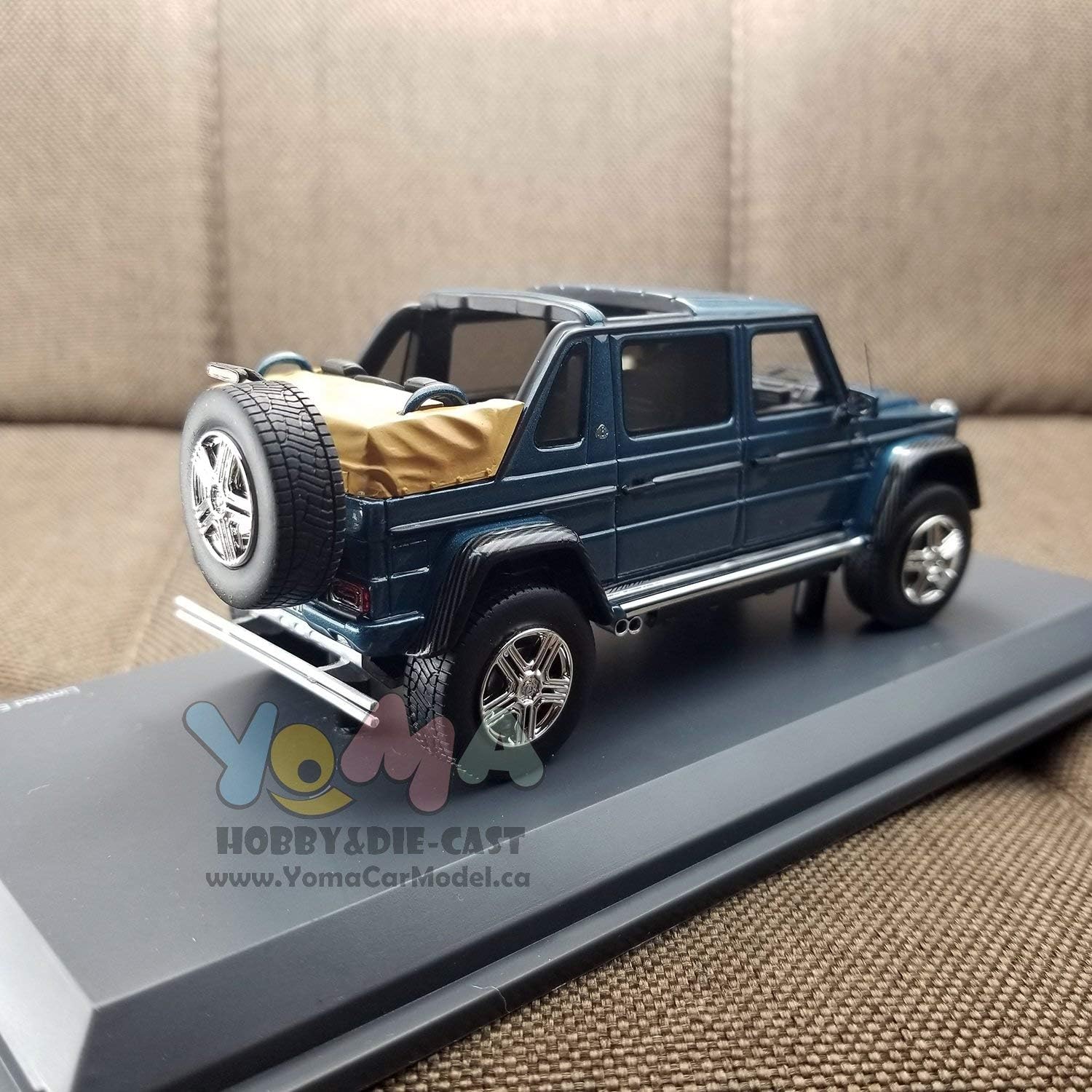 Schuco 450900400 450900400-Mercedes-Maybach G650, 1:43, Model Car, Model Vehicle, Blue/Metallic - Image 5