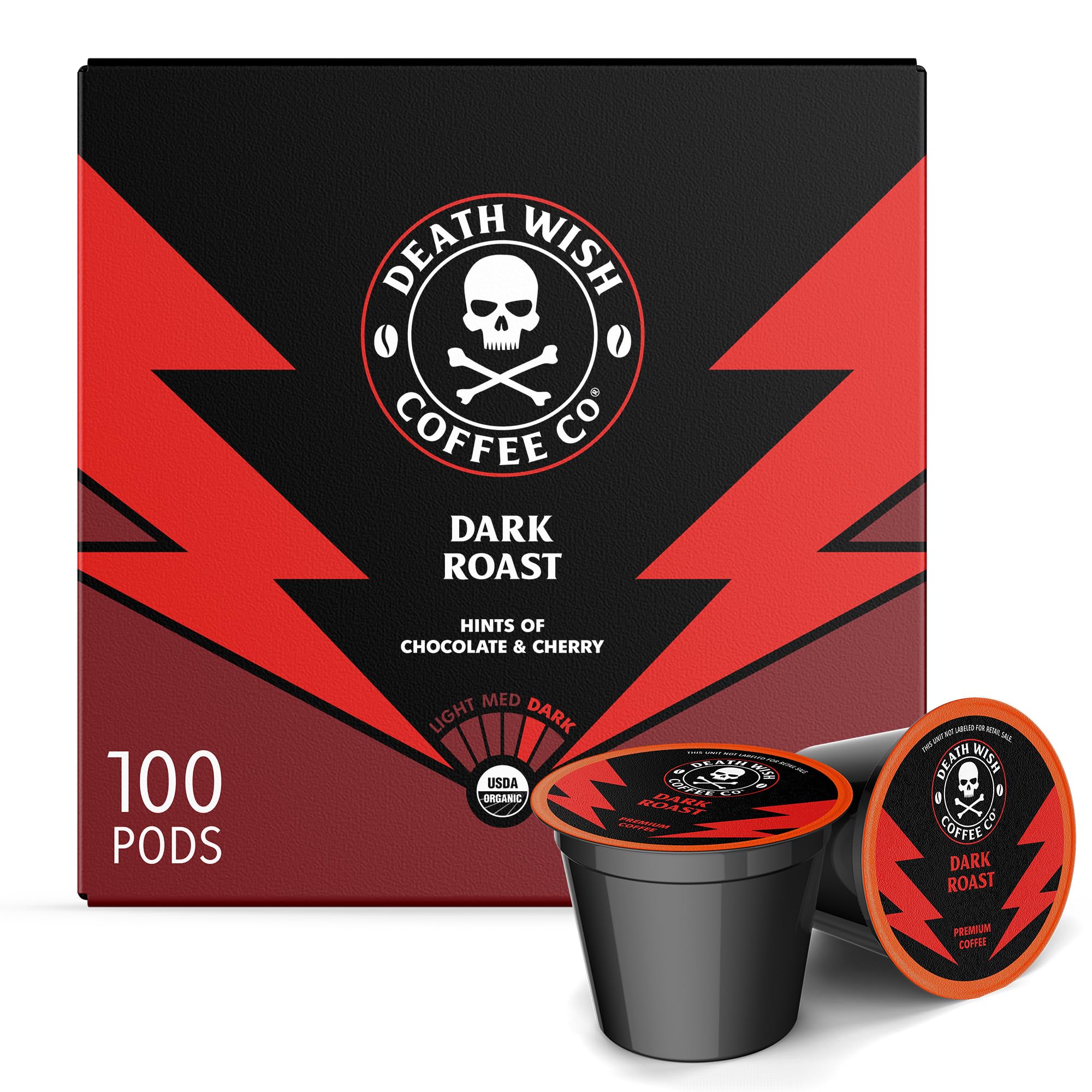 Death Wish Coffee - Single Serve Pods - Dark Roast