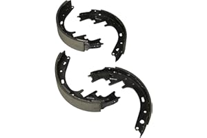 BOSCH BS538R Blue Drum Brake Shoe Set - Compatible With Select Chrysler Town & Country; Dodge Caravan, Grand Caravan, Dakota; Jeep Cherokee, Wagoneer, Wrangler; Plymouth Voyager + More; REAR (Riveted)