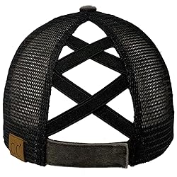 C.C Ponytail Criss Cross Messy Buns Ponycaps