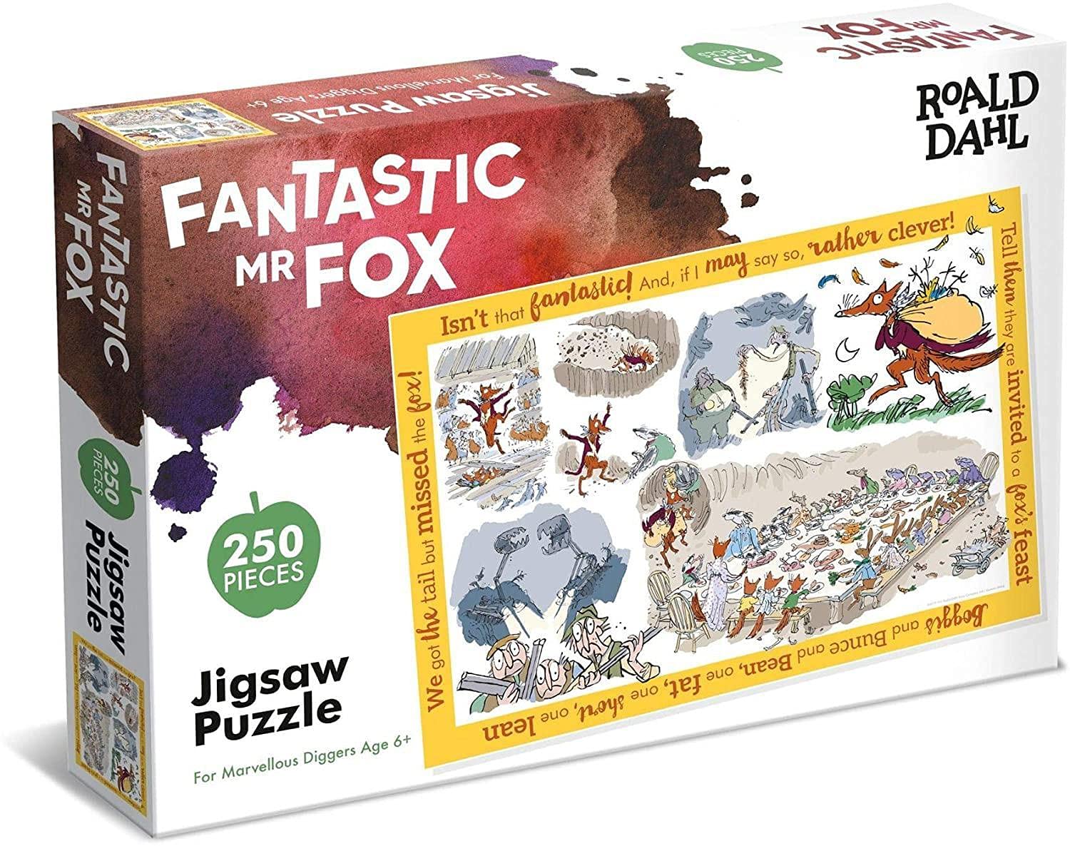 Roald Dahl Paul Lamond Mr Fox 250 Piece Jigsaw Puzzle