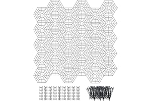 GENERIC Pond Netting Floating Guard, Fish Protector, Floating Net for Pond, 30 Nets with 90 Connectors & 120 Zip Ties