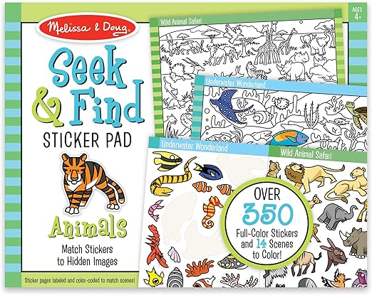 Amazon.co.jp： Seek \u0026 Find Sticker Pad 
