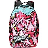 UNIKER Graffiti Backpack for School, 20L Casual Daypack, Designer Laptop Backpack for 15.6 Inch Laptop
