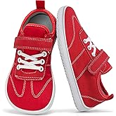 Kids Wide Toe Box Barefoot Shoes Breathable Comfy Summer Canvas Sneakers | Toddler Boys/Girls Zero Drop Minimalist Outdoor Activities Walking Running Shoe