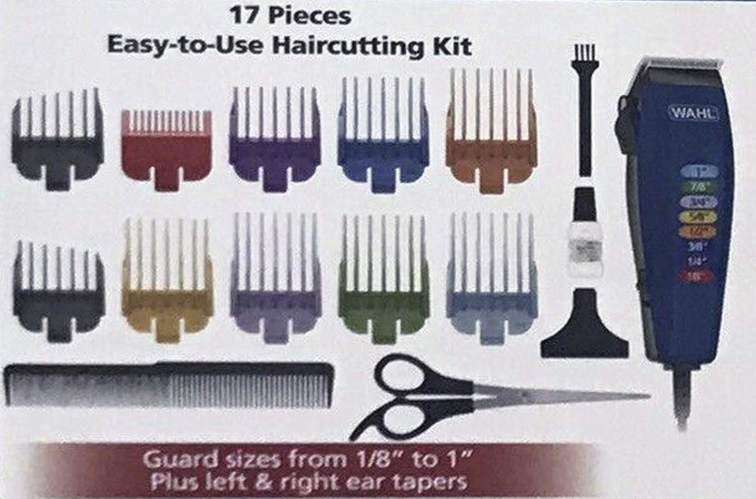 wahl color pro 17 piece complete haircutting kit