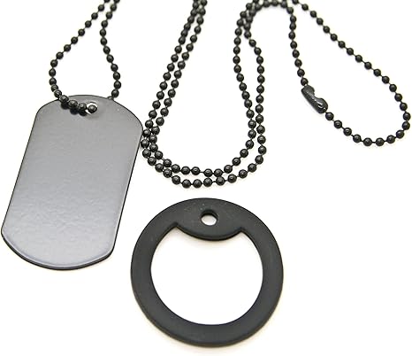 military grade dog tag chain