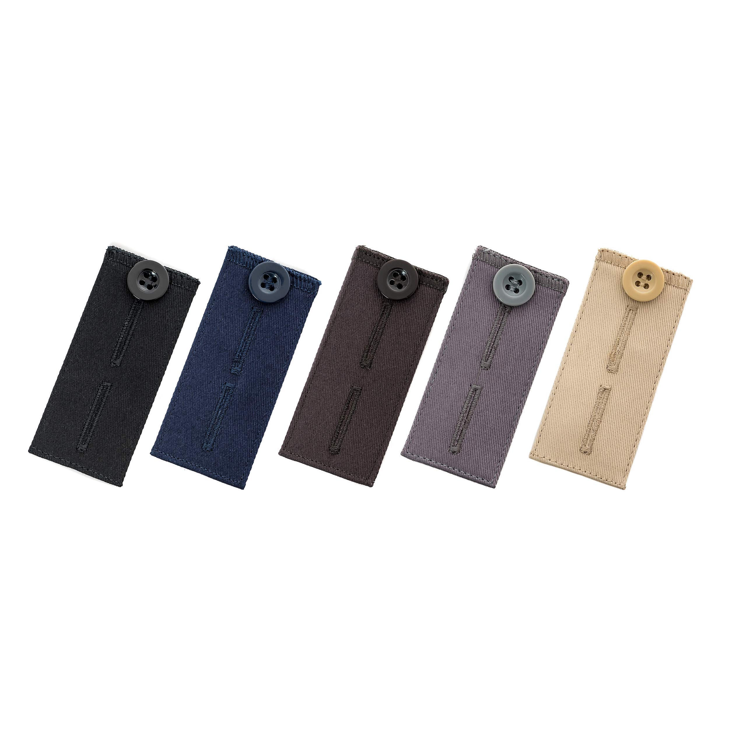 Johnson & Smith Pants Extenders | Cotton Material | Adjustable Waist Extender for Pants, Buttons, 0