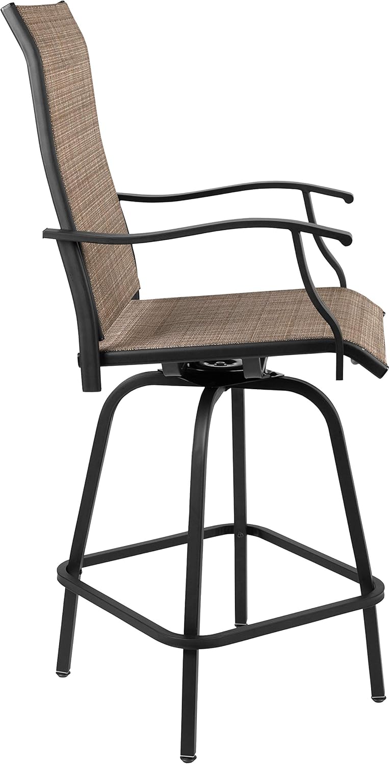 all weather outdoor furniture on Stools Bar Chairs Flash Furniture 30 All Weather Patio Swivel Outdoor Stools Black Set Of 2 Patio Lawn Garden