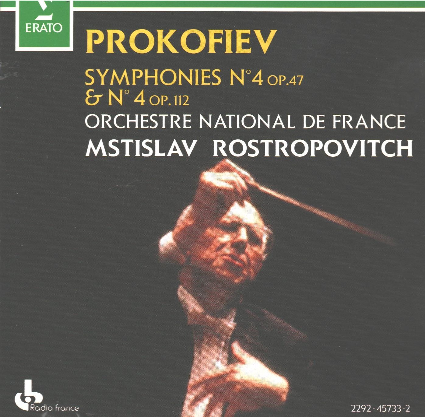 Prokofiev Sinfonie Nr. 4 Serge Prokofieff, Mstislav Rostropovich
