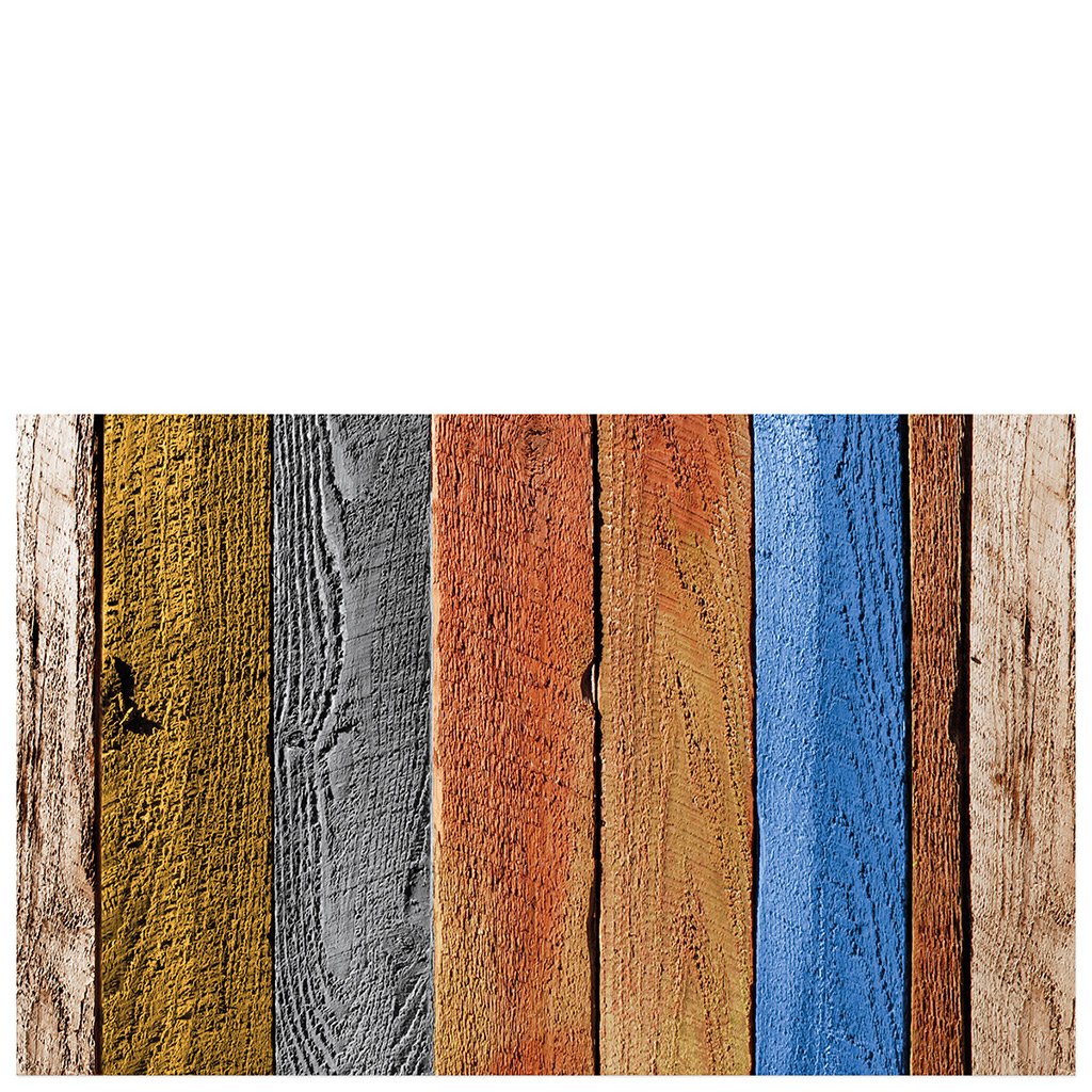 laroom 14175 – Vinyl Carpet Of Kitchen Tables of Wood in Colours 80 cm, Color Multicolor