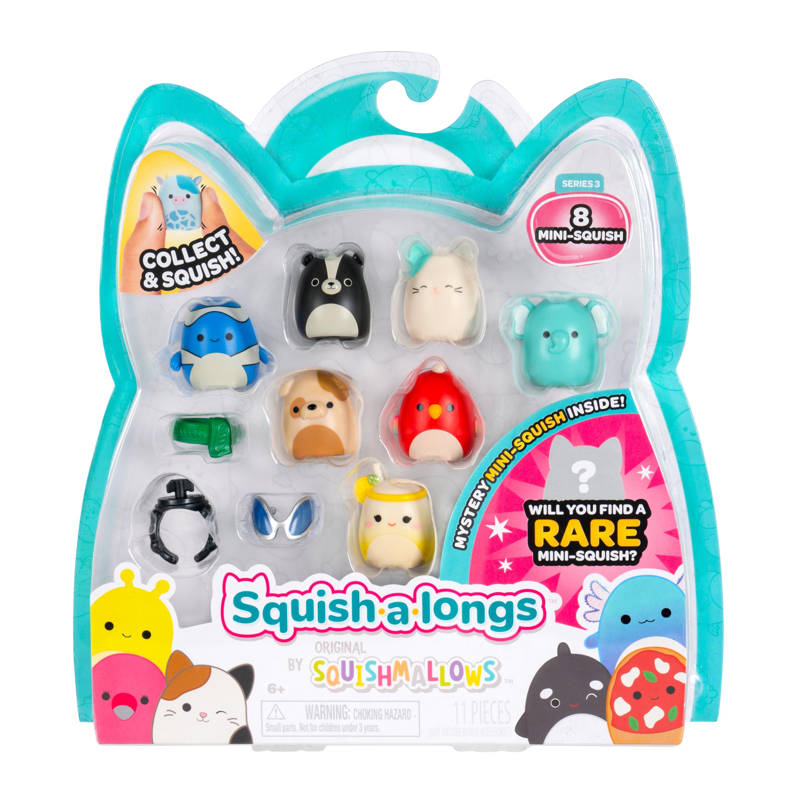 Squish-a-longs Mini-Squish 8-Pack (Wave 3, Style 4)