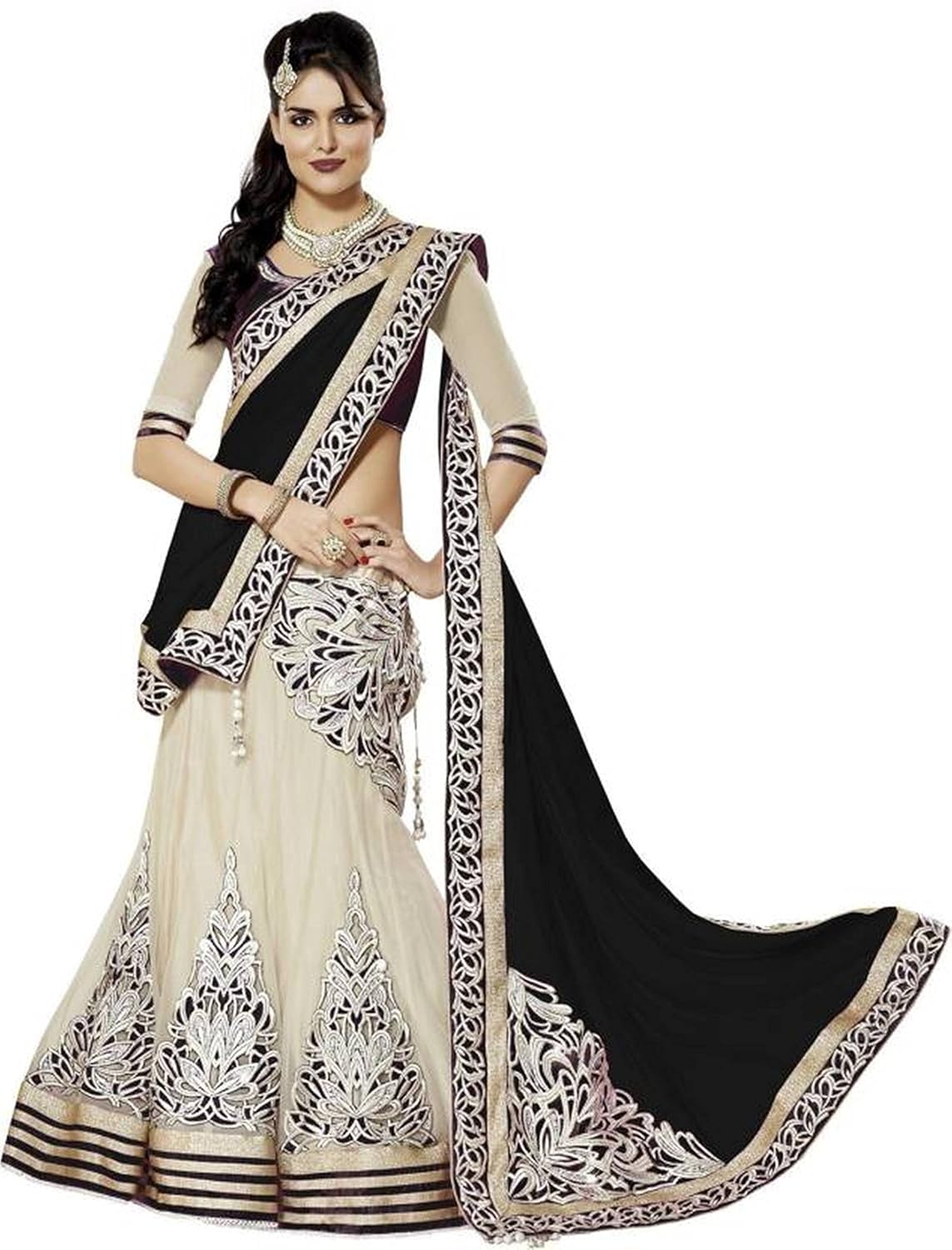 7 horse selection net lehenga choli