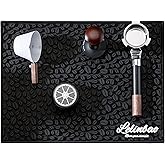 Coffee Bar Mats for Countertop, Bar Decor Accessories, Coffee Machine Tray for Countertop, Non-slip Dish Drying Mat, Rubber B