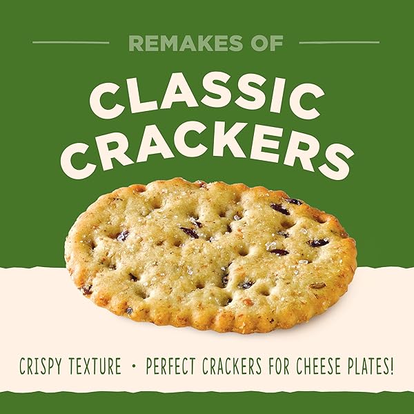 BACK TO NATURE ORGANIC STONEGROUND WHEAT CRACKERS, ROASTED GARLIC & HERB – DAIRY FREE, NON-GMO, MADE WITH WHOLE GRAINS & FLAX SEED, DELICIOUS & QUALITY SNACKS, 6 OUNCE​
