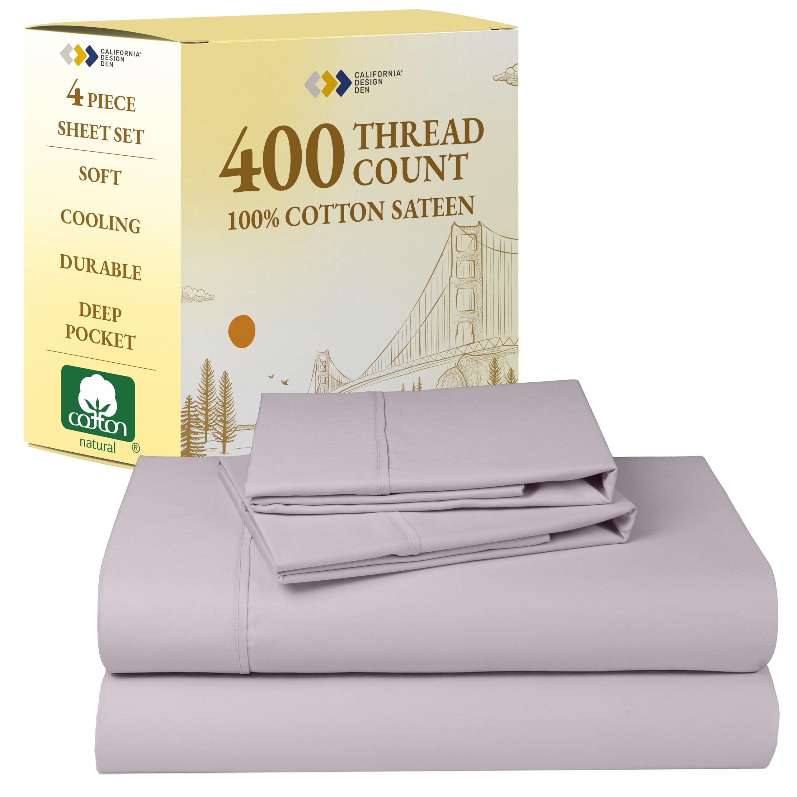 California Design Den Full Size Bed Sheets Set