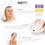 BRUBAKER Bath Salt Set 3x400g Lily Vanilla Lavender Natural Extracts Wellness view 3