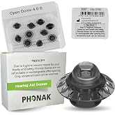 Phonak Open 4.0 Dome Small (0.29 inch=7.5mm) 10 Domes, Genuine OEM Switzerland Replacement by Sonova, Hearing Aid Domes for Phonak Audeo Marvel Paradise Lumity Accessories -1 Pack/10 Domes Total