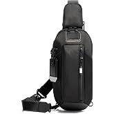 TUMI Alpha Bravo Esports Pro Sling Bag, 12.0" X 5.8" X 2.5", Black | Gaming Bag for Handheld Gaming Devices, Ballistic Nylon, Padded Laptop Compartment, Multiple Pockets