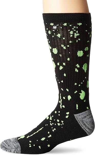 new balance men's socks black