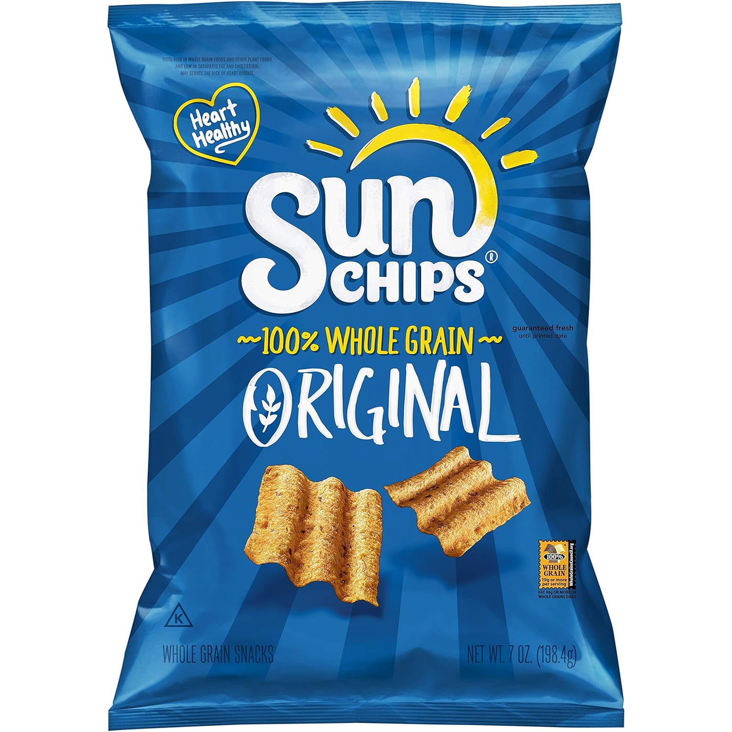 Sunchips Multigrain Chips, Original, 7oz Bag