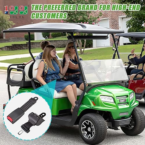 dot approved golf cart seat belts