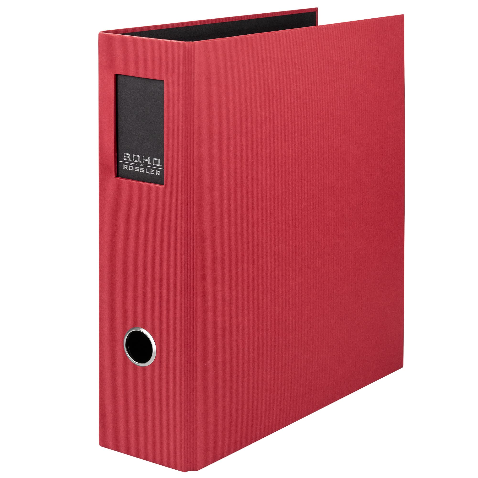 Rössler Papier 1317452369 - S.O.H.O. Map DIN A4 met rugetiket, rugbreedte 50 mm, rood, 1 stuk
