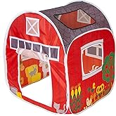 Pacific Play Tents Farm House Pop-Up Tent (60650) - Indoor/Outdoor Pop-up Playhouse for Toddler & Kids Easy Setup