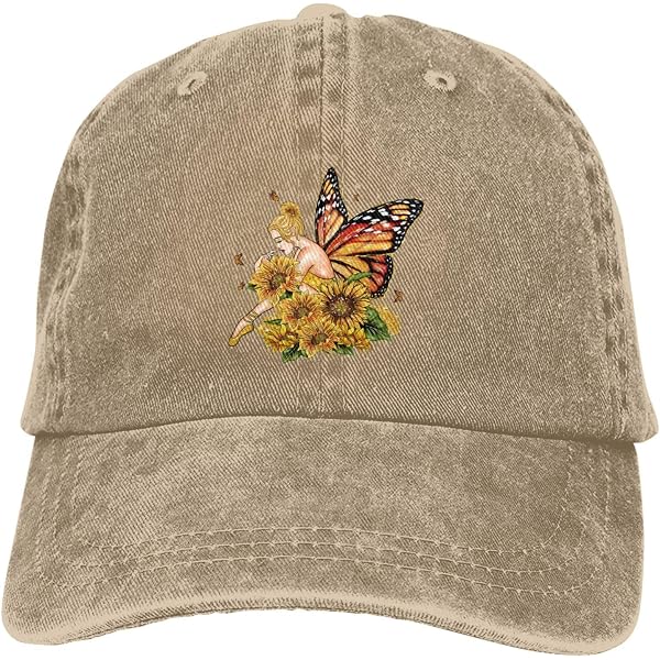 Gorra De Béisbol Ajustable "Sunflower Be Kind" – Algodón, Hebilla Trasera, Tallas 22-23 Pulgadas
