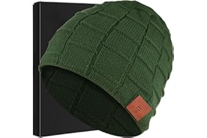 MISERWE Wireless Beanie Wireless 5.0 Speaker Headphone Beanie Hat,Christmas Electronic Gifts for Men,Women,Girls,Boys Green