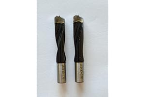 One Pair of Drilling Bits for igooo Dual-Spindle Doweling Jointer DJ710 (10mm)